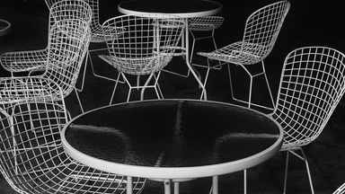 Wire chairs